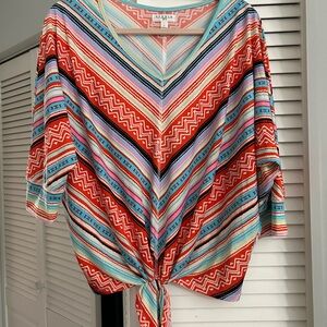 Studio by JPR Multicolor Chevron Top